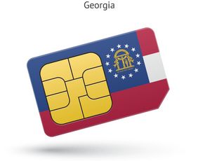 Сим карта США штат Джорджия для приема СМС